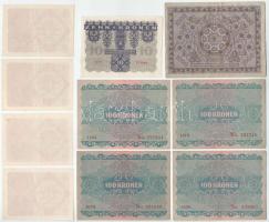Ausztria 1922. 2K (4x) + 10K + 100K (4x) + 1000K "1111 * 058136" T:AU-VG
Austria 1922. 2 ...