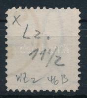 1889 10kr 11 1/2 fogazással, képbe fogazva. A bélyeg a klasszikus magyar filatélia fogazat különlege...