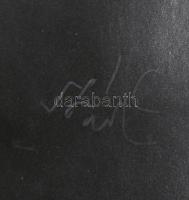 Szász Endre (1926-2003): Női arc. Dorotheum kiállítási plakát, ofszet, papír, Szász Endre 2 db autog...