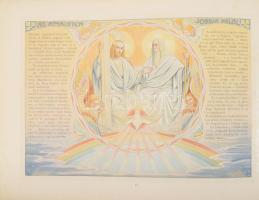 Kiss János - Gergely József: Jézus élete. Bp., 1903, Egyházi Közlöny. Szecessziós képekkel gazdagon ...