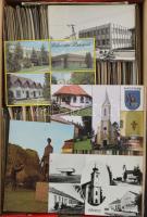 Kb 1.000 db modern magyar városképes lap az 50-es évektől, rendezett anyag