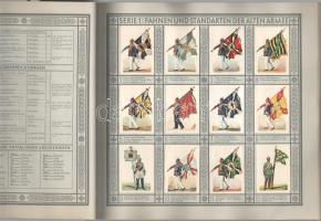 cca 1930 Uniformen der alten Armee. Waldorf Astoria Zigarettenfabrik GmbH München. Régi katonai egye...