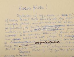 1985-1995 Antall József (1932-1993) történész, politikus által Dienes István (1929-1995) régész, muz...