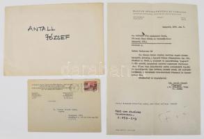 1985-1995 Antall József (1932-1993) történész, politikus által Dienes István (1929-1995) régész, muz...