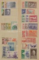 Néhány száz tengeren túli bélyeg Kínával 10 lapos közepes berakóban