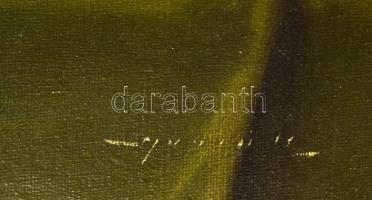 Murin Vilmos (1891-1952): Csendélet. Olaj, vászon, jelzett. Dekoratív, sérült fakeretben, 80x60 cm