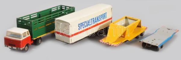 1966 VEB Mechanische Spielwaren Brandenburg Special Transport készlet. Formaszám: 5010. Formaterv: M...