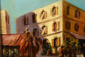 Bácskay (Bácskai) István (?-?), működött a XX. sz. első felében: Keleti utca. Olaj, vászon. Jelzett....