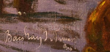 Bácskay (Bácskai) István (?-?), működött a XX. sz. első felében: Keleti utca. Olaj, vászon. Jelzett....