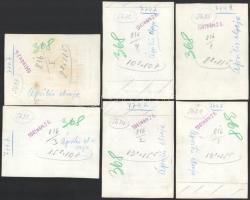 1941 6 db sajtófotó, közte budapesti felvételekkel (Duna a Parlamenttel, Igazságügyi palota, Vajdahu...