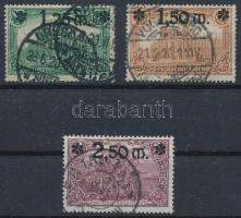Deutsches Reich 1920 Forgalmi sor Mi 116-118 (Mi EUR min. 260.-)