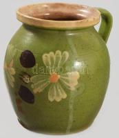 Szilke. Alföld, cca 20. sz.eleje, mázátrepedéssel, m: 15,5 cm