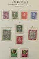 NSZK 1949-1975 Szép falcmentes Leuchtturm albumban kifogástalan komplett postatiszta gyűjtemény (Mi ...