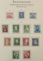 NSZK 1949-1975 Szép falcmentes Leuchtturm albumban kifogástalan komplett postatiszta gyűjtemény (Mi ...