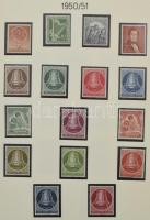 Nyugat-Berlin 1950-1990 Falcmentes Leuchtturm albumban postatiszta gyűjtemény, szép minőségben (Mi EUR min.2.000.-) / West Berlin mint never hinged collection in a Leuchtturm album, in nice quality