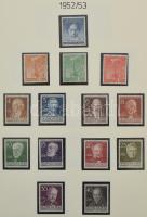 Nyugat-Berlin 1950-1990 Falcmentes Leuchtturm albumban postatiszta gyűjtemény, szép minőségben (Mi E...