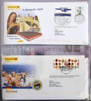 NSZK szép modern FDC-k az euró korszakból, 22 lapos nagy levél berakóban