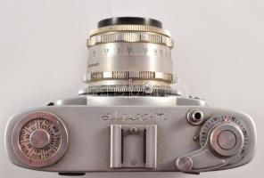 cca 1957 Altissa Altix-N fényképezőgép, 35 mm filmformátum, Carl Zeiss Tessar 2,8/50 objektívvel, ki...
