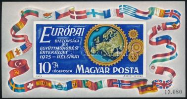1975 Európai Biztonsági és együttműködési értekezlet (III.) - Helsinki vágott blokk tokban (10.000)