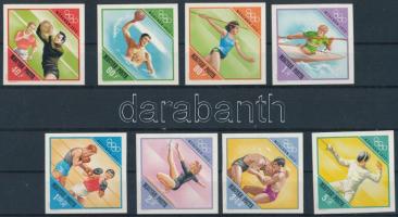 1972 Olimpia (VI.) vágott sor (4.000) (3Ft értéken betapadás)