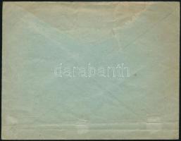 1920 Ajánlott levél Szombathelyről Gyanafalvára 5 db bélyeggel