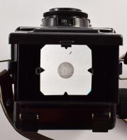 cca 1955-1970 LOMO Ljubityel 2 szovjet gyártmányú, ikerlencsés reflex fényképezőgép, 6x6 cm filmform...