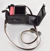 cca 1955-1970 LOMO Ljubityel 2 szovjet gyártmányú, ikerlencsés reflex fényképezőgép, 6x6 cm filmform...