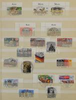 NSZK összeállítás az 1983-1988 közötti időszakból, benne mind Nyugat-Berlin elsőnapi bélyegzésekkel,...