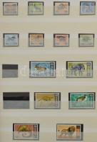 Kenya 1963-tól postatiszta és pecsételt párhuzamos gyűjtemény 24 lapos A4-es berakóban