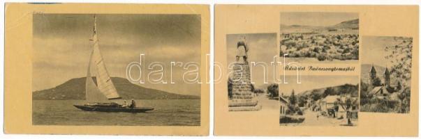 21 db MODERN magyar város képeslap (Képzőművészeti Alap) / 21 modern Hungarian town postcards