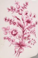 Hollóházi kínáló tál és bonbonniere. Kézzel festett, jelzett, hibátlan d: 20 cm 10x16 cm