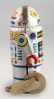 Noguchi Mechanical Walking Robot-7 lemezjáték. cca 1960/1970, Tajvan, fémlemez, felhúzós lemezjáték,...