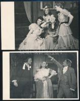 Sulyok Mária (1908-1987) színésznő partnereivel (Somlay, Balázs Samu, Sennyei Vera, Major Tamás, stb...