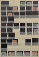 Német kezdő gyűjtemény, benne pár száz bélyeg 24 lapos A4-es berakóban