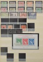 Német kezdő gyűjtemény, benne pár száz bélyeg 24 lapos A4-es berakóban