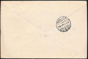 1909 Levél Turul 1f és 3f hármascsíkkal bérmentesítve "POZSONY" - Budapest