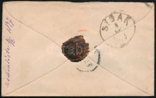 1877 5kr levélen "POPOVACA" - Agram