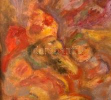 Szabó Vladimir (1905-1991): Salome. Olaj, farost. Jelezve középen fent, a hátoldalán autográf felira...