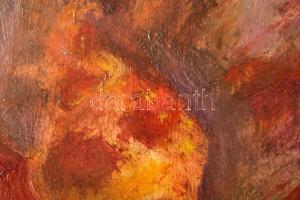 Szabó Vladimir (1905-1991): Salome. Olaj, farost. Jelezve középen fent, a hátoldalán autográf felira...