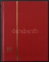 Kb. 570 db II. inflációs bélyeg eltolódott felülnyomattal, 8 lapos, közepes Leuchtturm berakóban