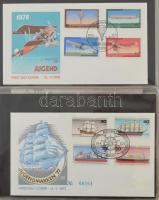 24 lapos KOBRA levél berakó, benne kb 80-90 db német FDC. Szép állapot