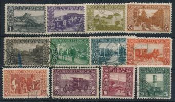 1906 12 db bélyeg 9-es fogazással / perforation 9