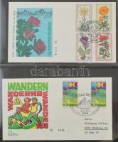 24 lapos KOBRA levél berakó, benne kb 80-90 db német FDC. Szép állapot