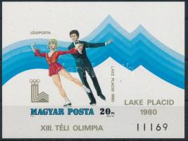 1979 Téli Olimpia (VI.) - Lake Placid vágott blokk (5.000)