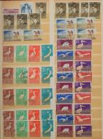 Románia 1957-1960 Teljes kiadások 8 lapos, A/4-es berakóban (Mi EUR 440.-)