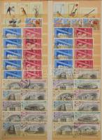 Románia 1957-1960 Teljes kiadások 8 lapos, A/4-es berakóban (Mi EUR 440.-)