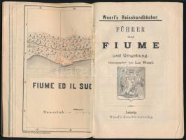 Woerl, Leo: Führer durch Fiume und Umgebung. Woerl's Reisehandbücher. Leipzig, é.n. (cca 1900),...