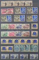 Románia teljes kiadások az 1950-es évekből 8 vastag lapos, nagyalakú berakóban (Mi EUR 423.-)