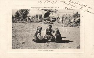 Serbian children during WWI