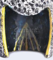 Pál Ferenc (1914-2008): Retro iparművész bagoly kerámia, jelzett, kis mázhibával, m: 19,5 cm /// Fer...